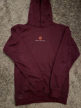 Mens Primitive Itachi Burgundy Hoodie Size Small